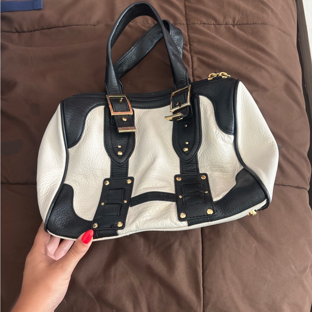 Black and White Women's Handbag